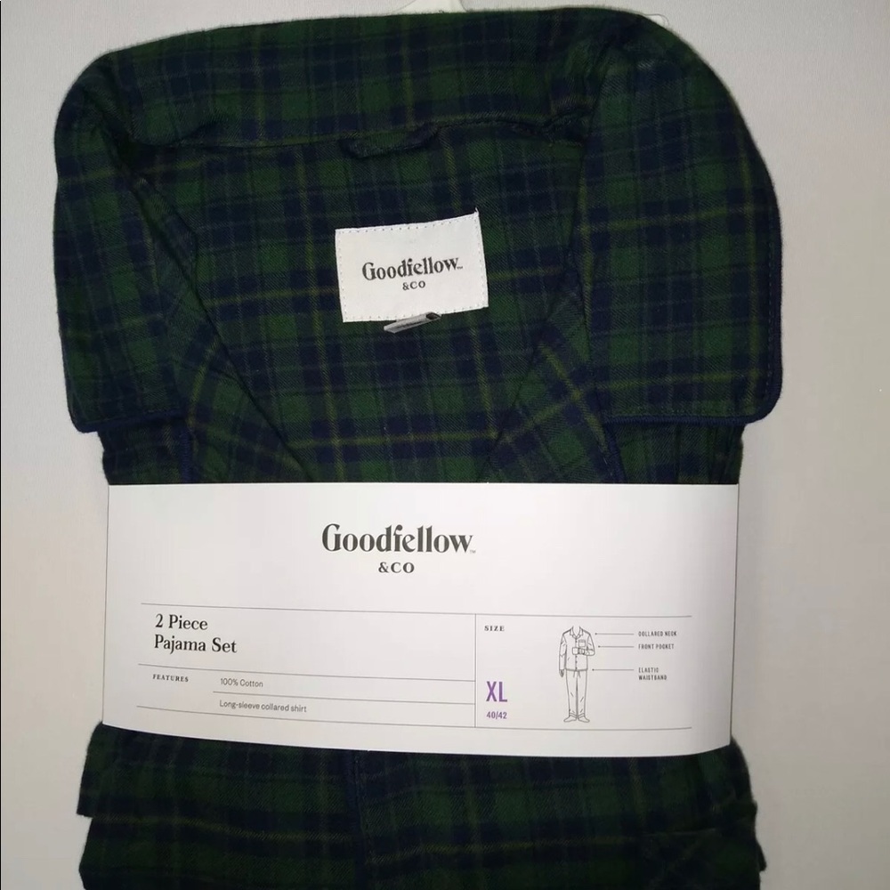 Men’s plaid pajama set